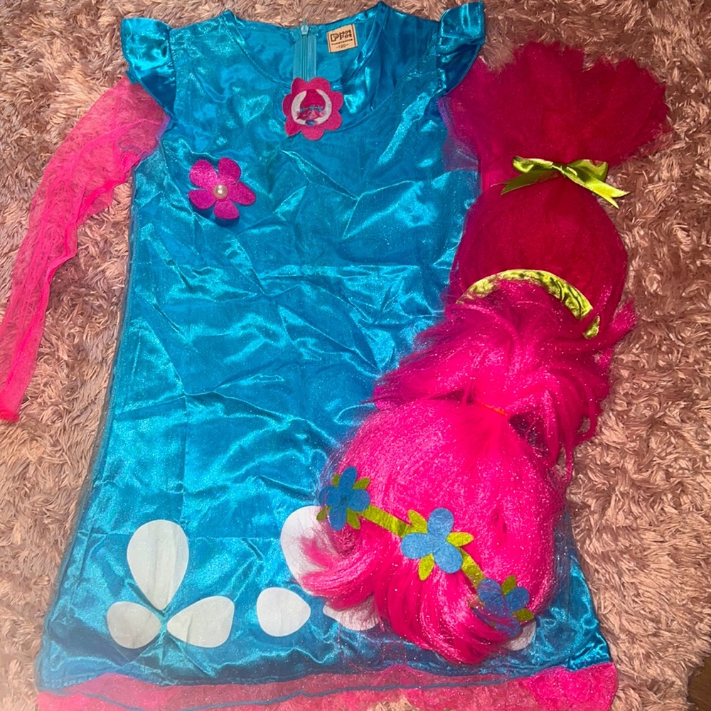 Poppy Trolls Costume